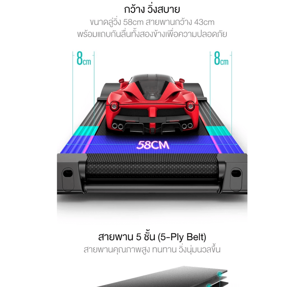 ลู่วิ่งไฟฟ้า FITEX R100 3 แรงม้า_5